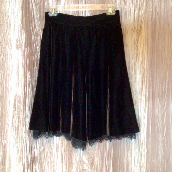 Dolce & Gabbana 40 Velvet Silk Lace Italy D&G Witchy Fancy Halloween S Sm Flaw * - Picture 2 of 9